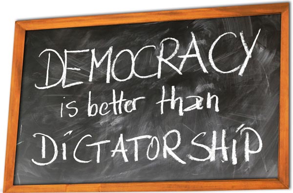 Demokratie Diktatur