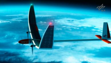 Solarbetriebenes Stratosphärenflugzeug