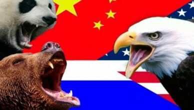 Russland-China-Usa-Flaggen