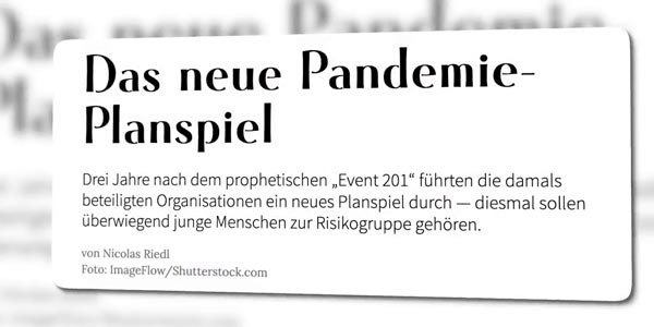 Pandemie Planspiel