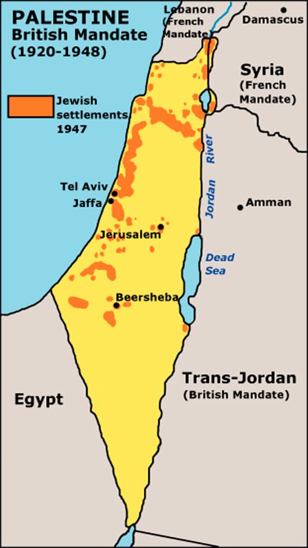 Karte-juedischer-Siedlungen-1947
